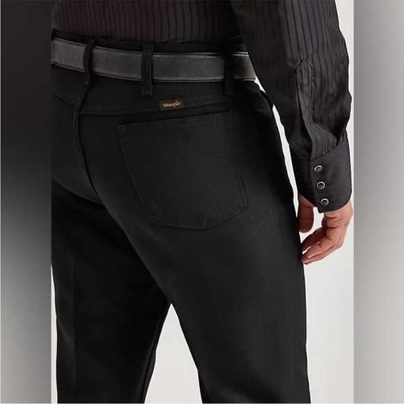 Wrangler Collection Wrancher Boot Jean Regular Fit Black- Various Sizes - Picture 7 of 7